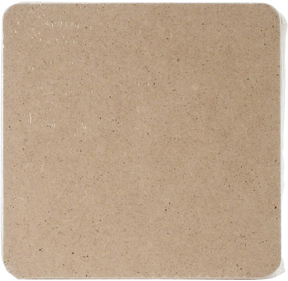 Darice Mdf Wood Coaster Set 3.94-inch 6/Pakage Square, Multicolour, 1.77x10.16x10.16 cm - Image 3