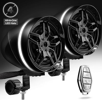 Gohawk AR4 Halo haut-parleurs stéréo de moto