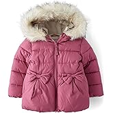 The Children's Place Baby and Toddler Girls' Medium Weight Wind-Resistant, Water-Resistant Puffer Jacket