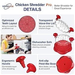 Chicken Shredder Tool Twist Large: 2025 Pro