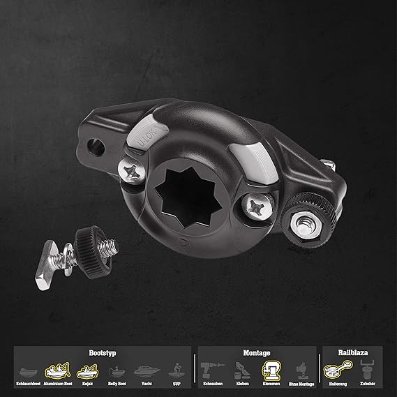 RAILBLAZA StarPort Track Loader Mount Black, NA Sports