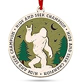 Bigfoot Ornament - Endearing for Sasquatch Lovers, Funny and Cool Bigfoot Ornaments for Christmas Tree, Unique Tree Topper with Bigfoot and Sasquatch Characters
