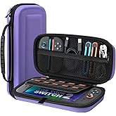TiMOVO Carrying Case for Nintendo Switch 2 (2025), Large Capacity Protective Hard Shell Portable Travel Case Pouch for Switch 2, with 10 Game Card Slots and Pockets for Console & Accessories, Purple