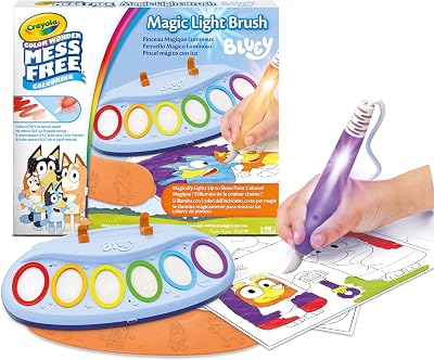 - Color Wonder Magic Light Brush Bluey, Set Pittura Senza Macchia, attività Creativa e Regalo per Bambini dai 3 Anni, 75-7195