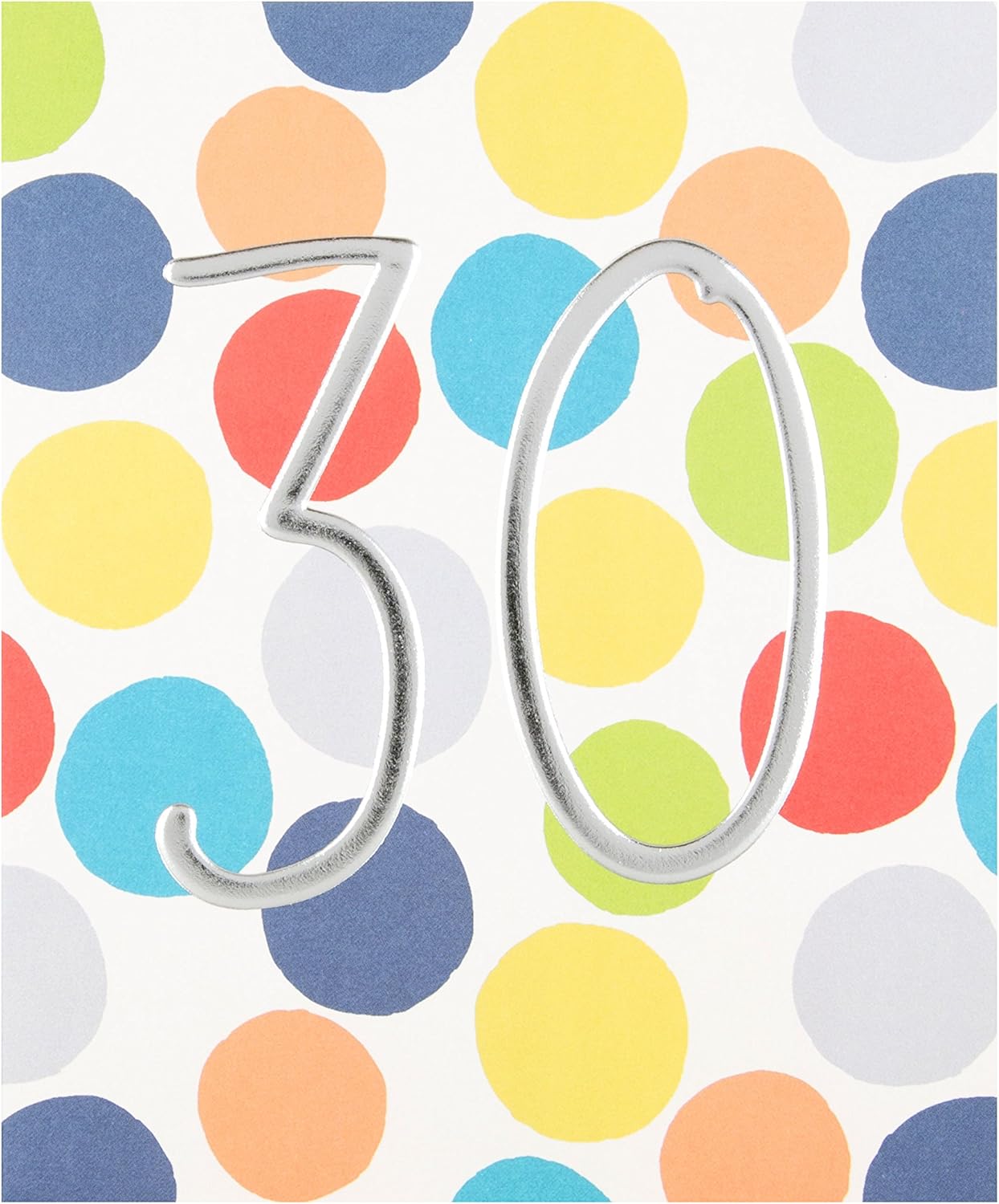 Hallmark 25508136 30th Birthday Studio Card "Blank" - Small - Image 3