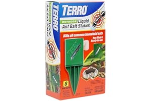 TERRO T1812 Outdoor Liquid Ant Killer Bait Stakes - 8 Traps