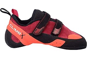 CLIMBX Climb X Red Point NLV Women's Climbing Shoe 2019 (Women's 10.5/ Men's 9, Red)
