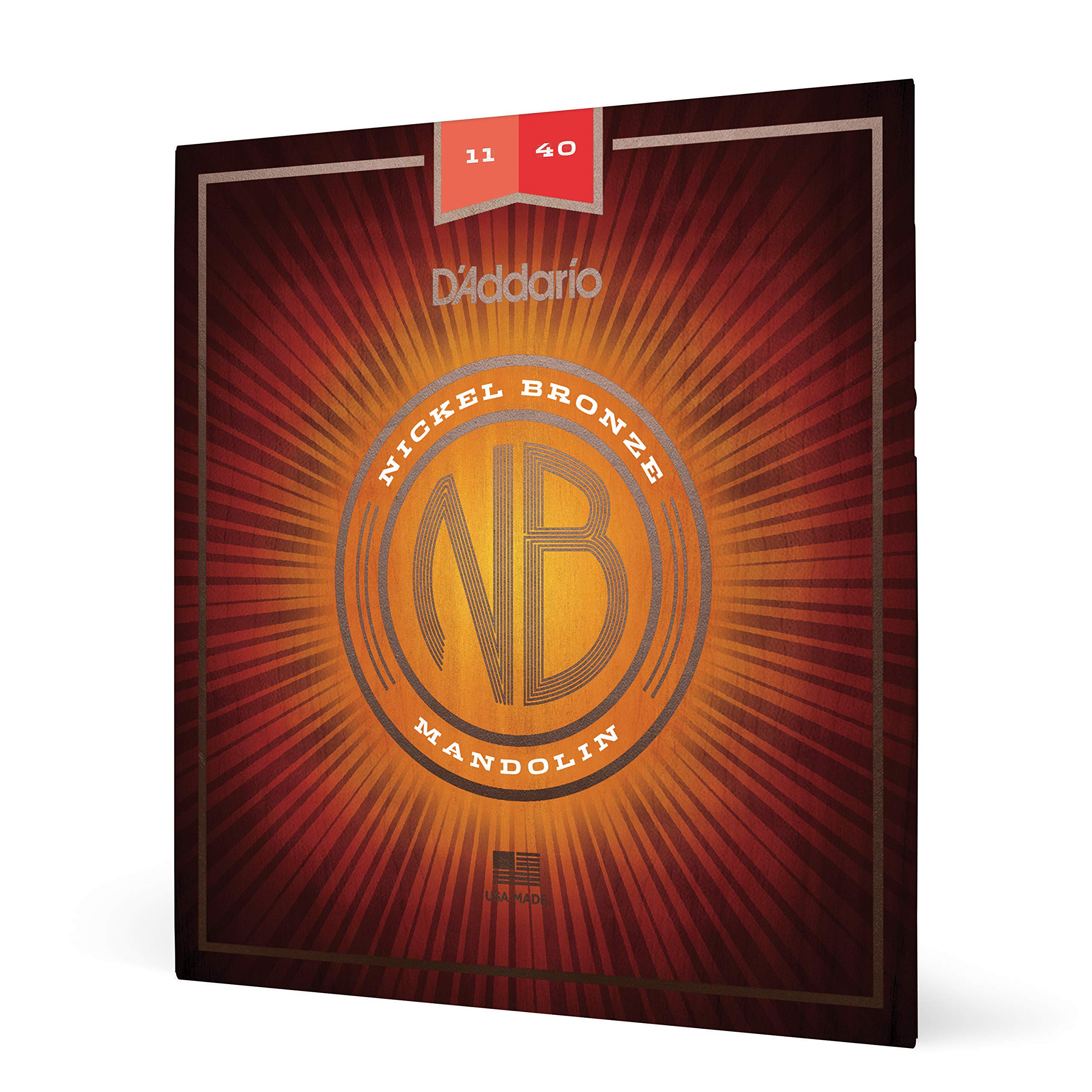 D'Addario NBM1140 11-40 Medium Nickel Bronze Mandolin Strings