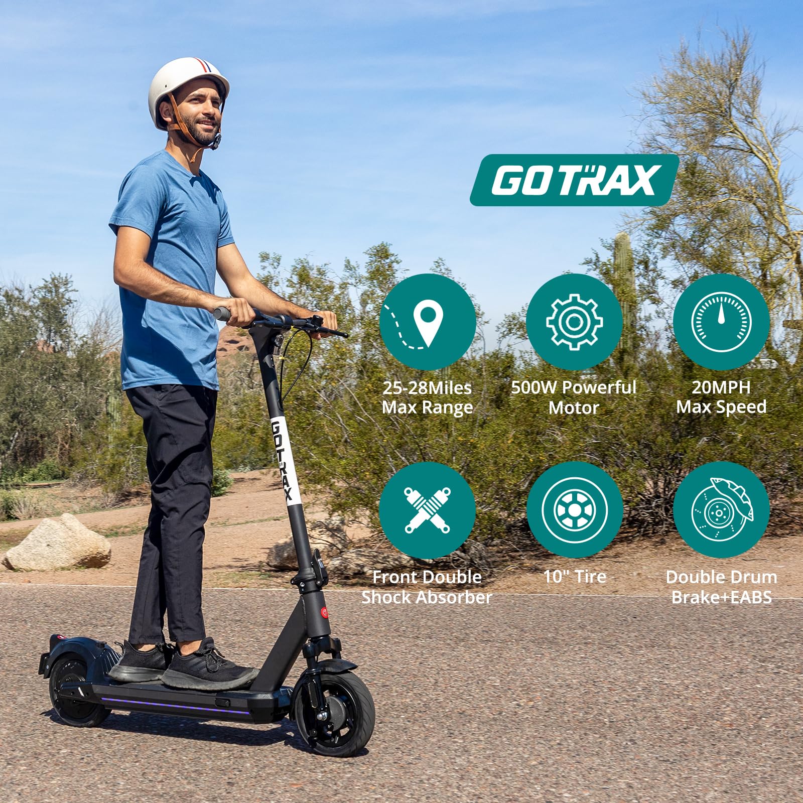 Gotrax Electric Scooter for Adults, 10