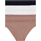 Hanes Women's Originals Ultra Supersoft Bikini Underwear, 5-Pack, Viscose From Bamboo Bikini