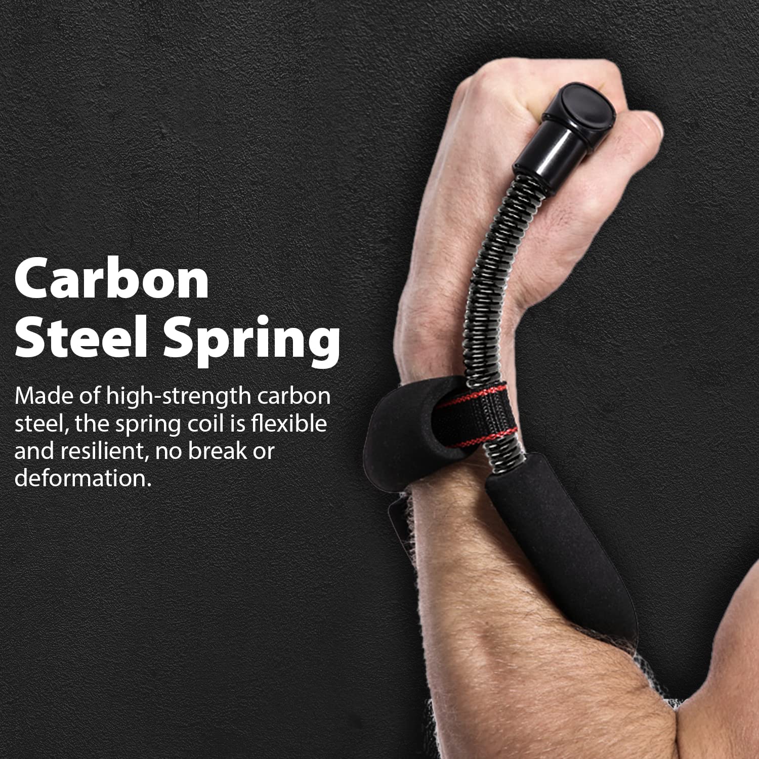 Forearm Strengthener Sportneer Forearm Wrist Strengthener Exerciser with Adjustable Tension for Improving Strength - Hand Developer Arm Grip Workout Strength Trainer Home Gym Workout Equipment for Starter and Pro