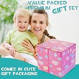 HELLOWOOD 8-in-1 Wooden Activity Cube Montessori Toy for 12+ Months view 7