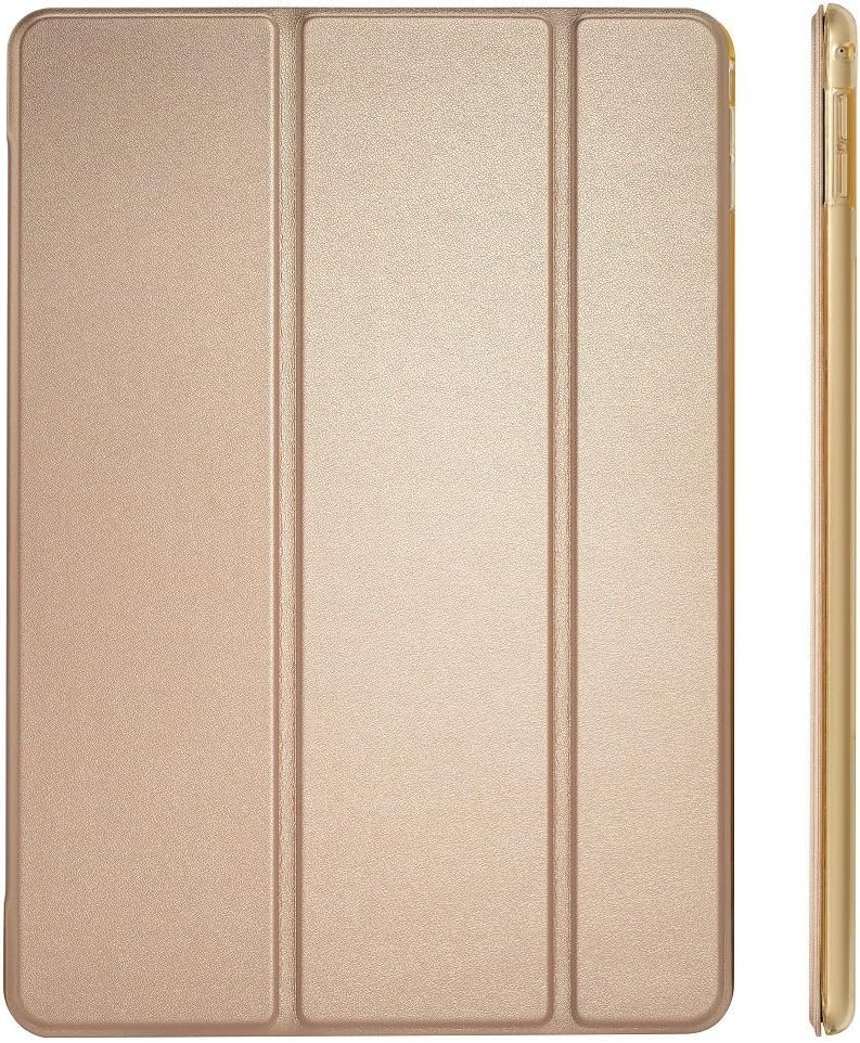 iPad Mini 4 Case Cover, Dyasge Smart Case Cover with Magnetic Auto Wake & Sleep Feature and Tri-fold Stand for iPad Mini 4 Tablet(Not for Mini 1,2,3),Champagne Gold