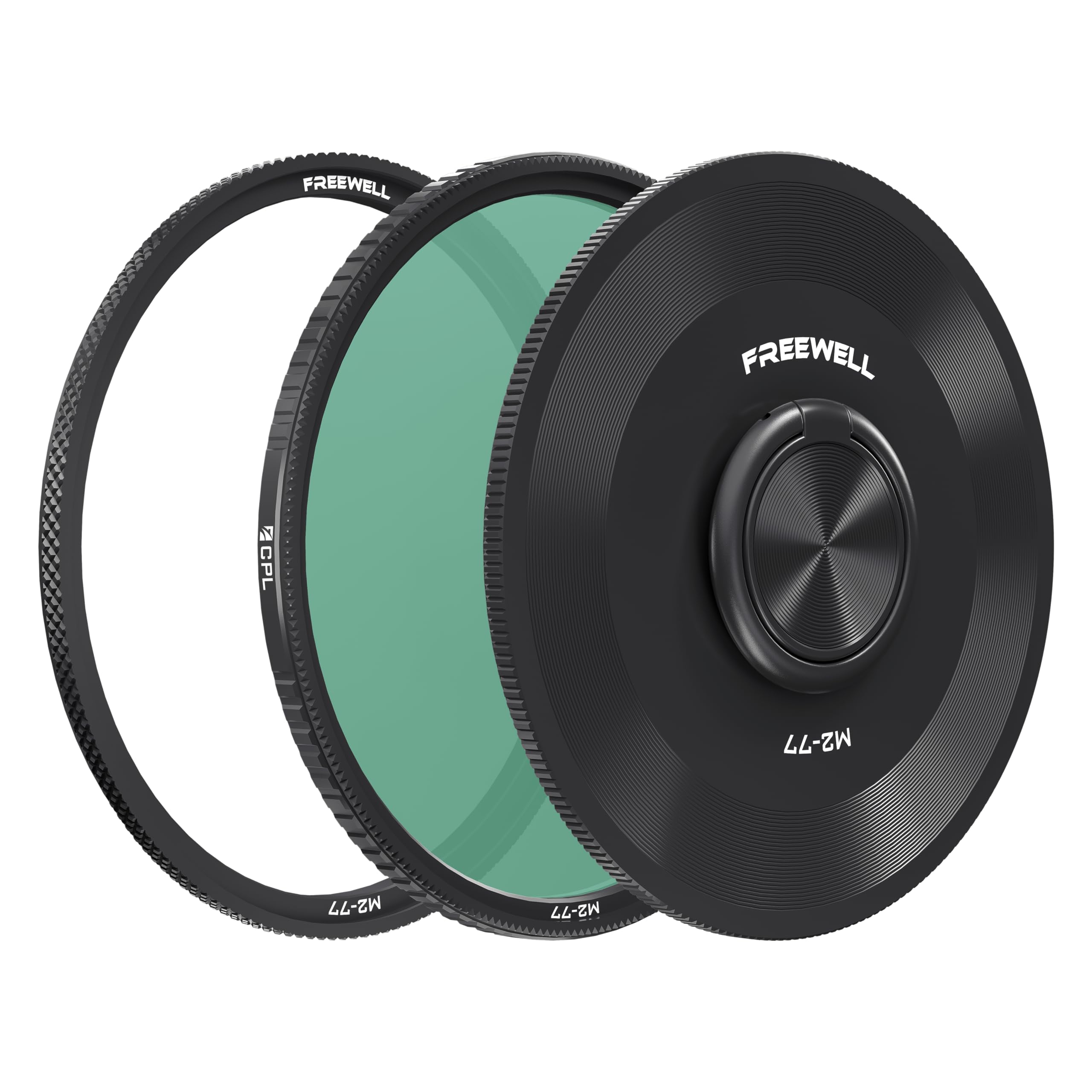 Freewell 77mm Circular Polarizer (CP) camera filter, compatible with M2 series
