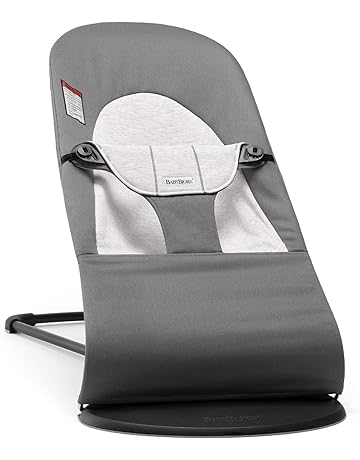BabyBjörn Bouncer Balance Soft, Cotton/Jersey, Dark Gray/Gray (005084US)