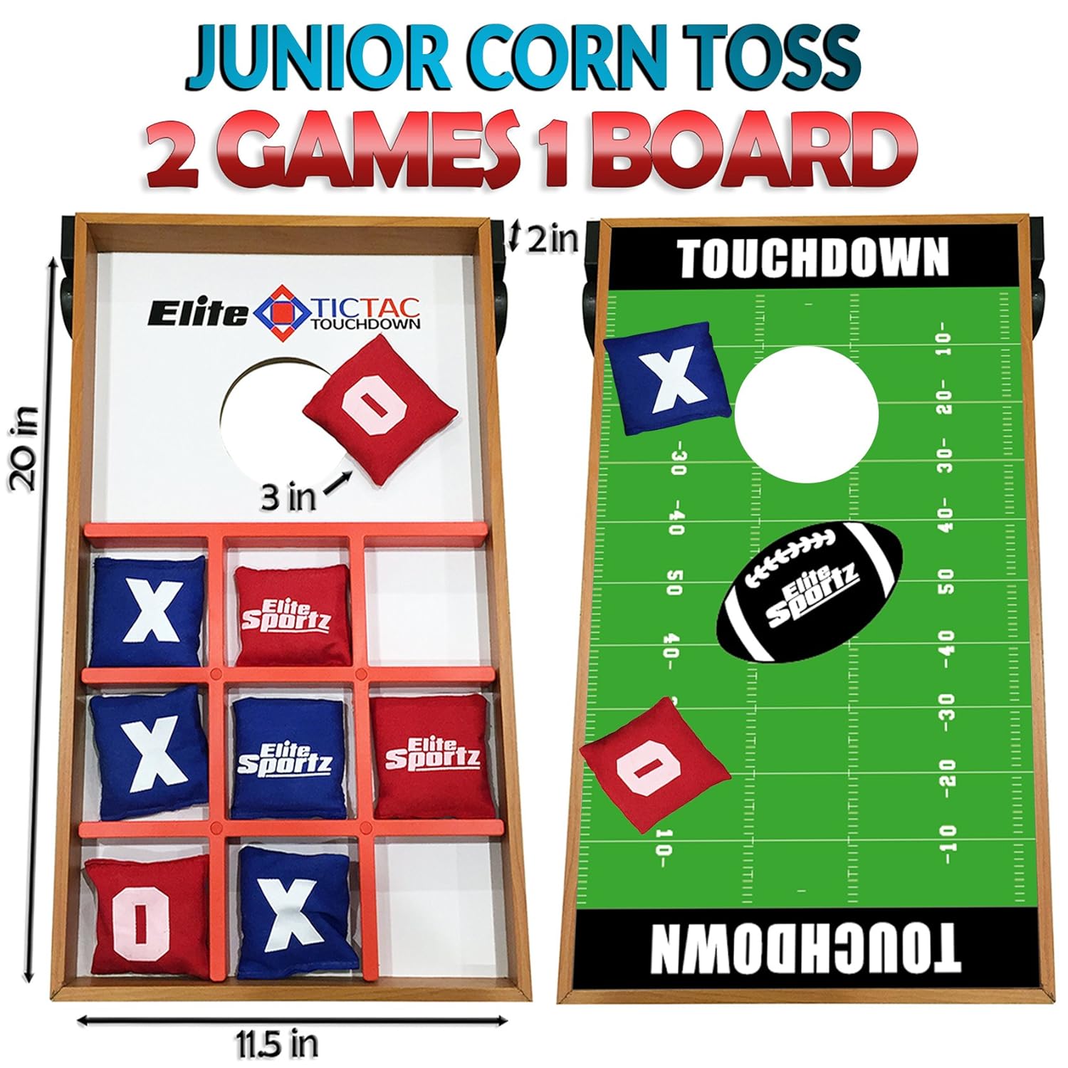 Купить Elite Sportz Junior Bean Bag Toss Game 2 Games on 1 Board
