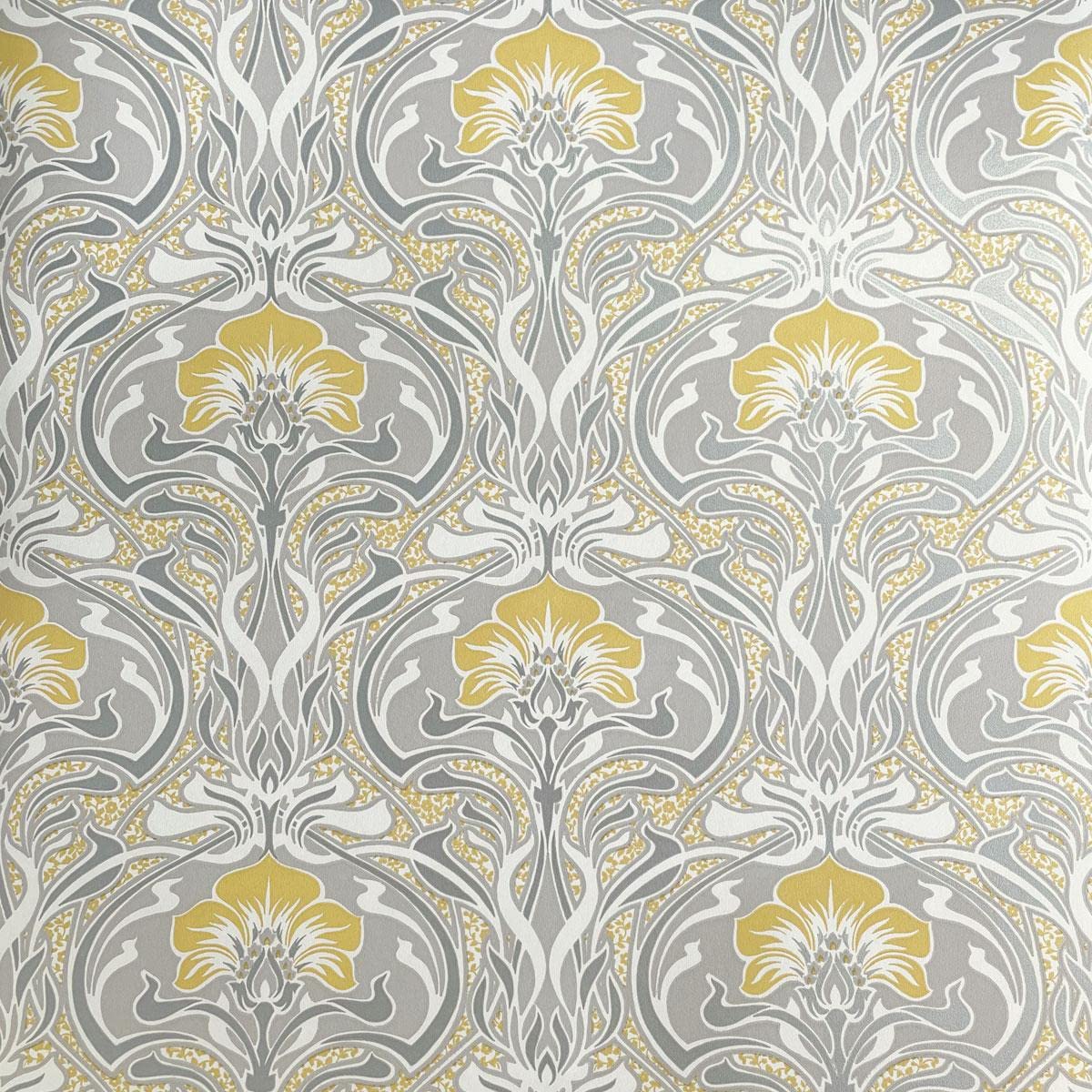 CWV Wallcoverings Flora Nouveau - Yellow