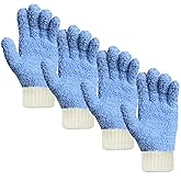 MIG4U Microfiber Dusting Gloves House Cleaning Glove for Blinds, Windows, Baseboard, Shutters, Furniture, and Car, Reusable L