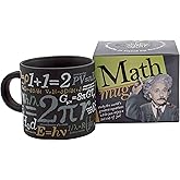 The Unemployed Philosophers Guild Math Mug - Sip Your Coffee While Learning Famous Mathematical Formulas and Equations, Comes in a Fun Gift Box, 14oz