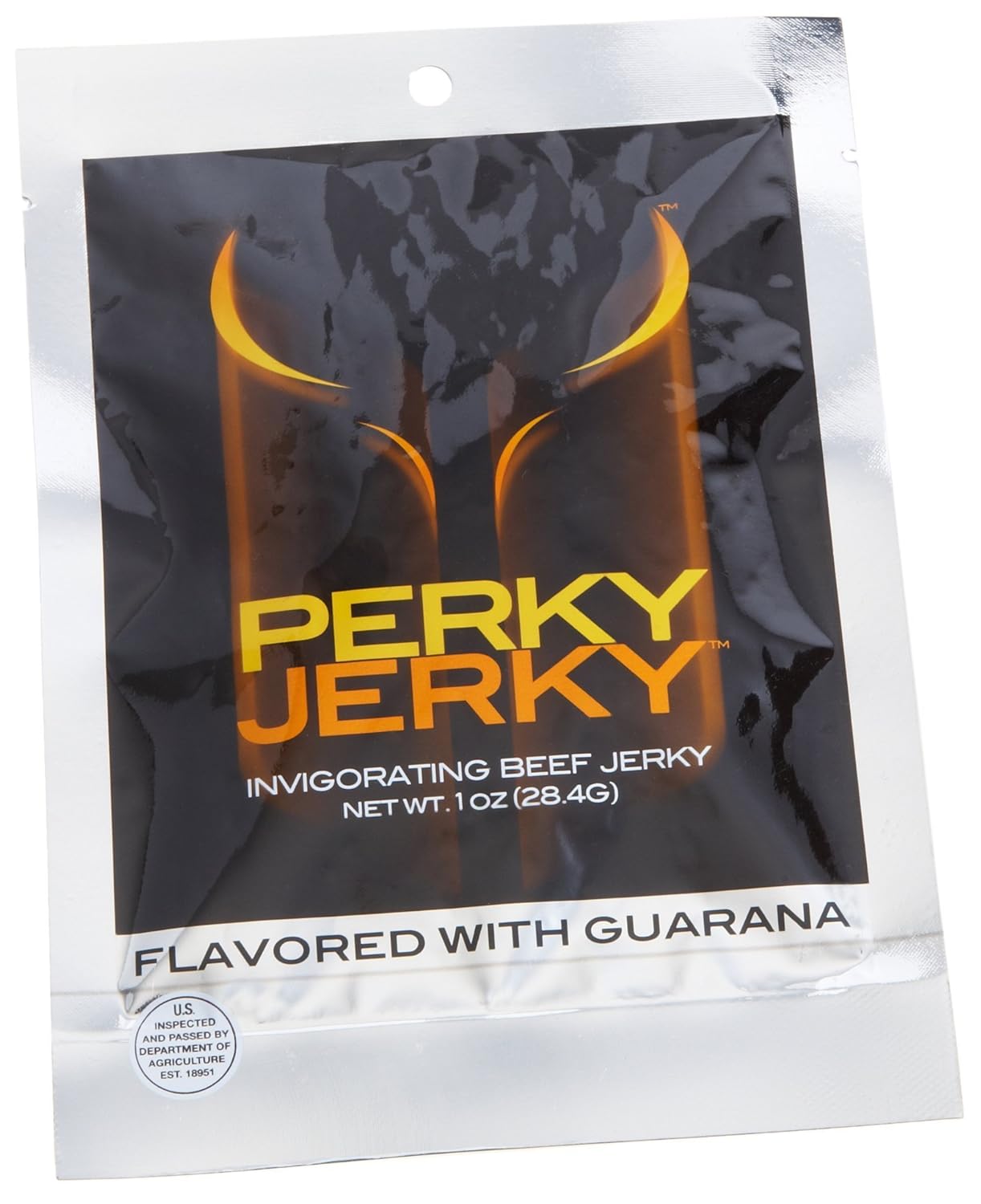 Perky Jerky Invigorating Beef Jerky, 1Ounce Packages (Pack