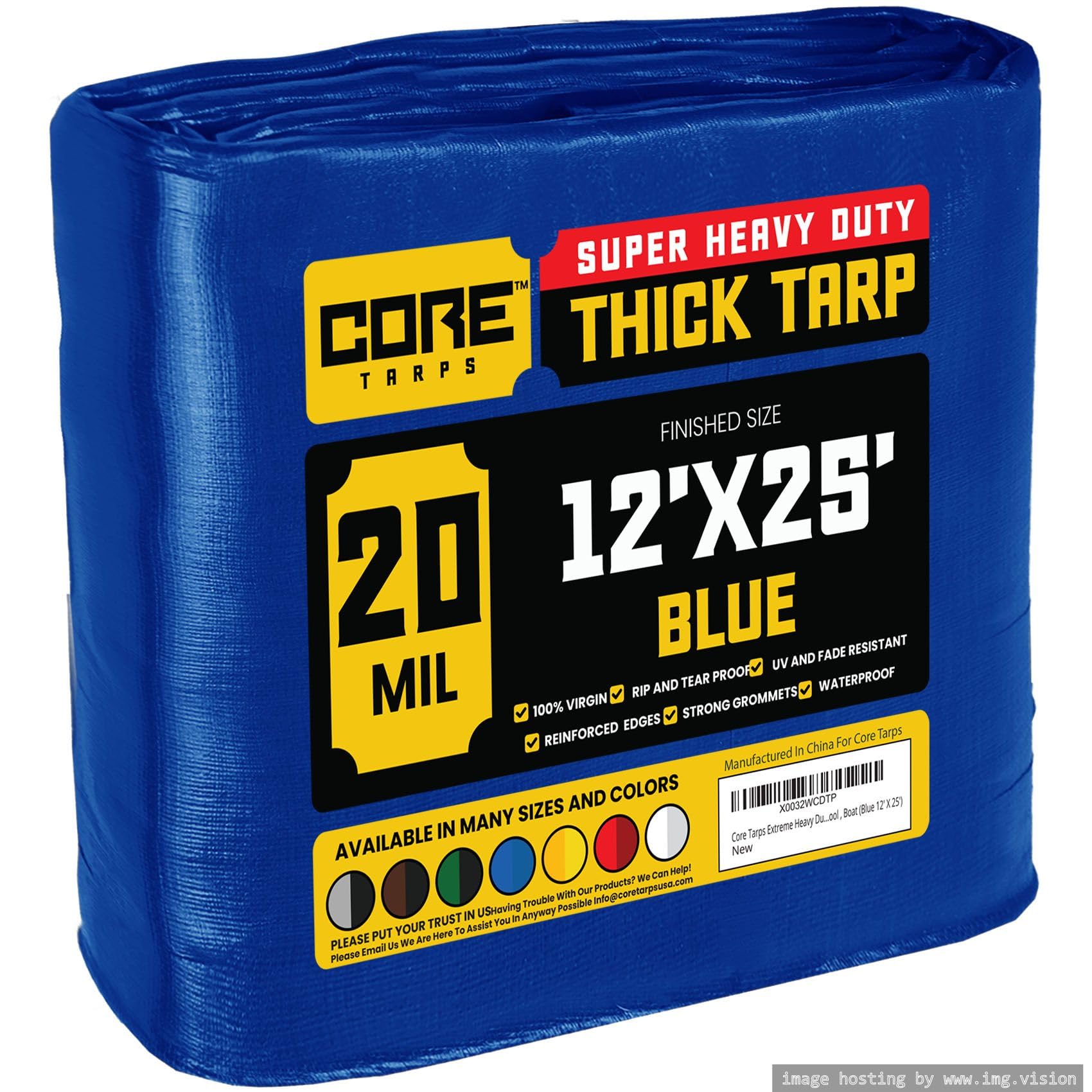 Core Tarps Extreme Heavy Duty 20 Mil Tarp