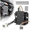 RUTU 4 Wire full wave Universal Voltage Regulator Rectifier Replacement - Boat Motor, Motorcycle, GY6 50 150cc Scooter, Moped, Go Kart, TAOTAO, ATV Rectifier- AC to DC Rectifier 12v Voltage Regulator