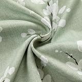 Fmfunctex Green Floral Blackout Curtains 2 Panels 54 Drop Eyelet 50W view 8