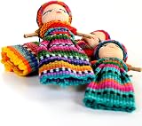Purity Style Six Worry Dolls in a Bag Fair Trade Guatemala 6 cm view 7