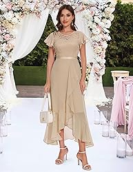 BeryLove Homecoming Dresses for Teens Wedding Guest