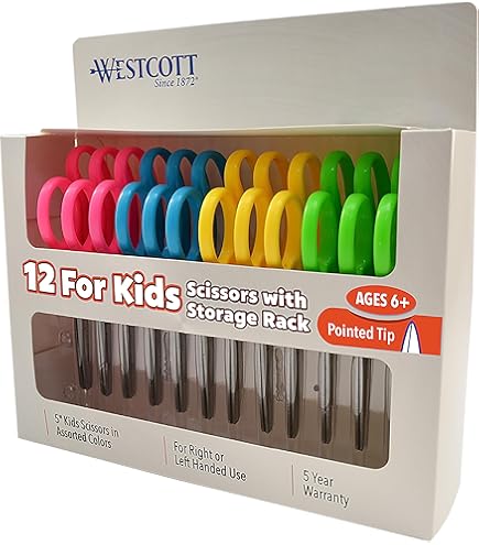 Kaicut Schul-Schere 130mm - Edelstahl Für Rechts- Und Linkshänder