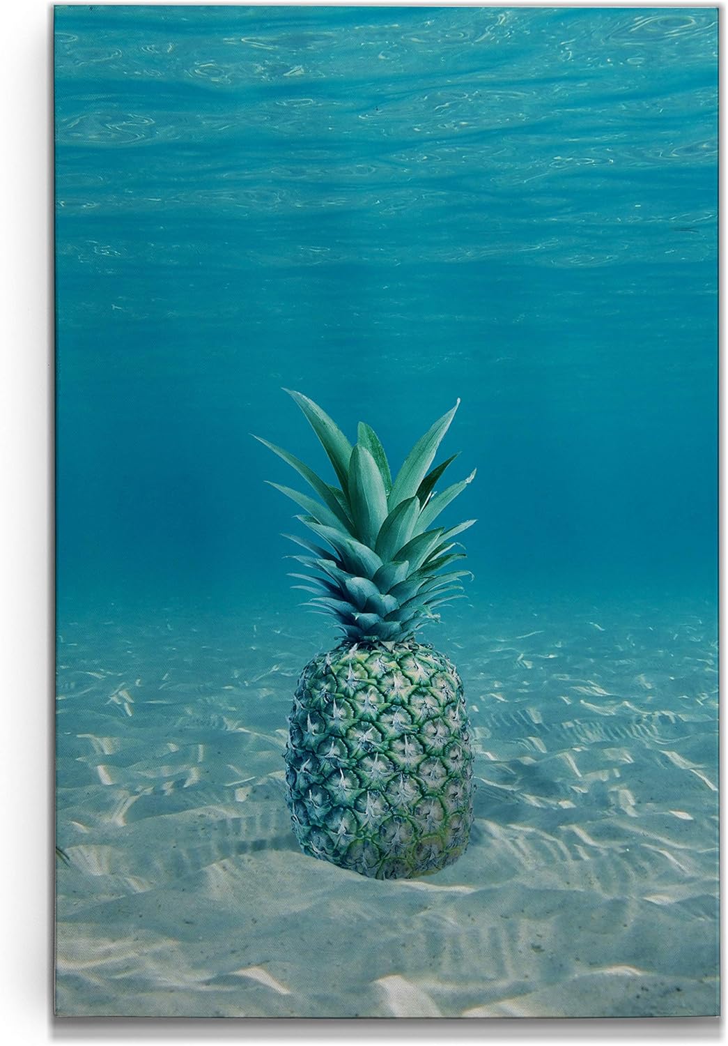 Renditions Gallery Pineapple Under The Sea Gallery Wrapped Canvas Wall Art, 12x18
