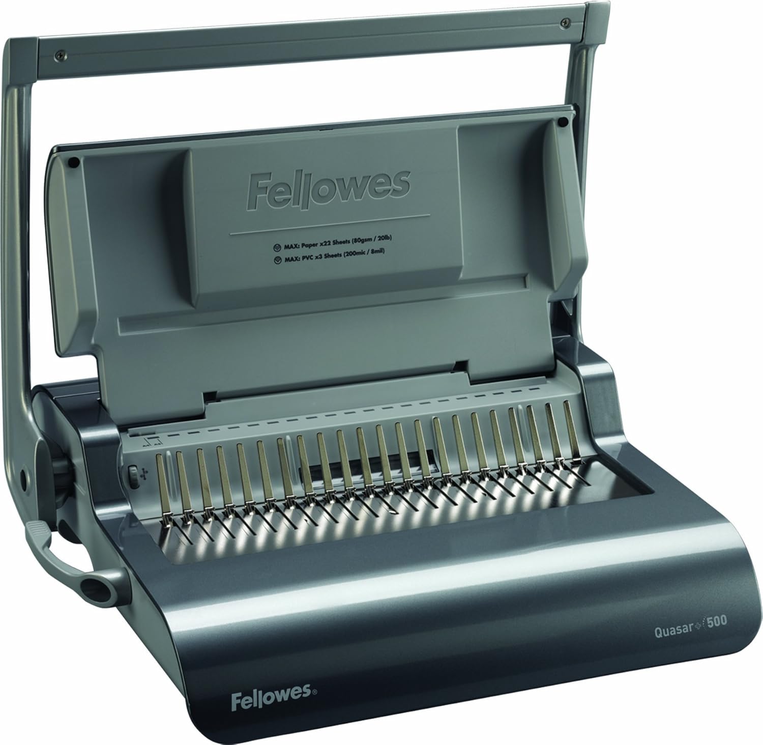 Fellowes Binding Machine Quasar+ Comb Binding (5227201), Metallic Blue : Office Products
