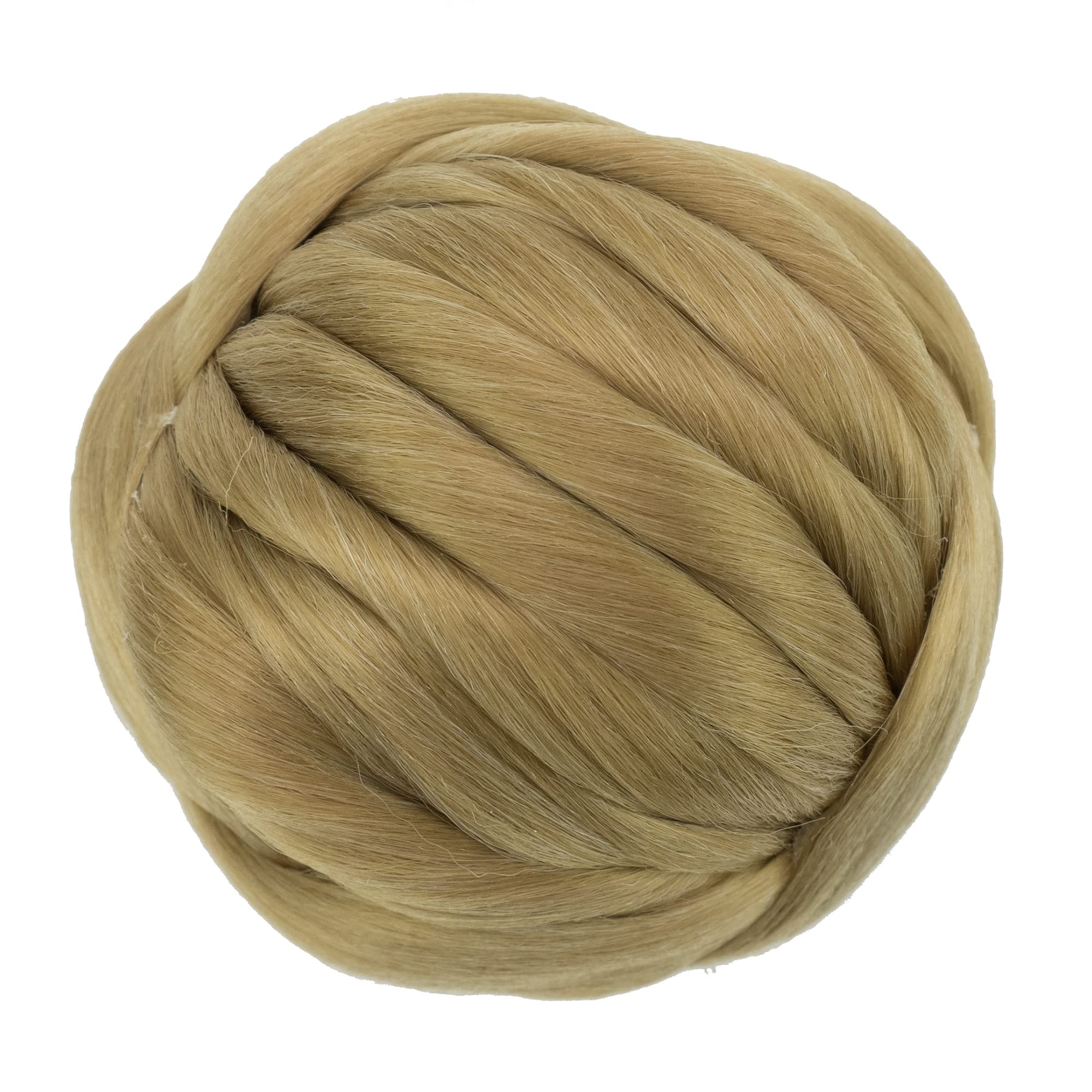 IMISSU Braided Chignon Dancer Hair Cover Donut Hairpieces Scrunchies Hair Bun Wig Updo Wedding Party for Women (M2 Ash Blonde)