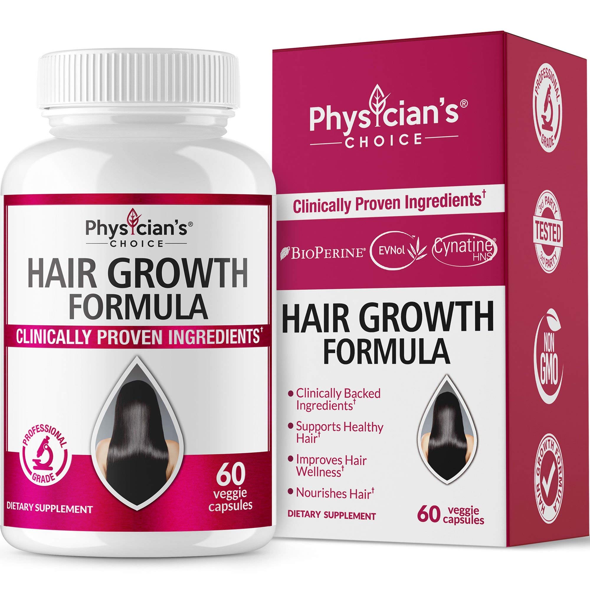 Hair Growth Vitamins Clinically Proven Ingredients Award Winning