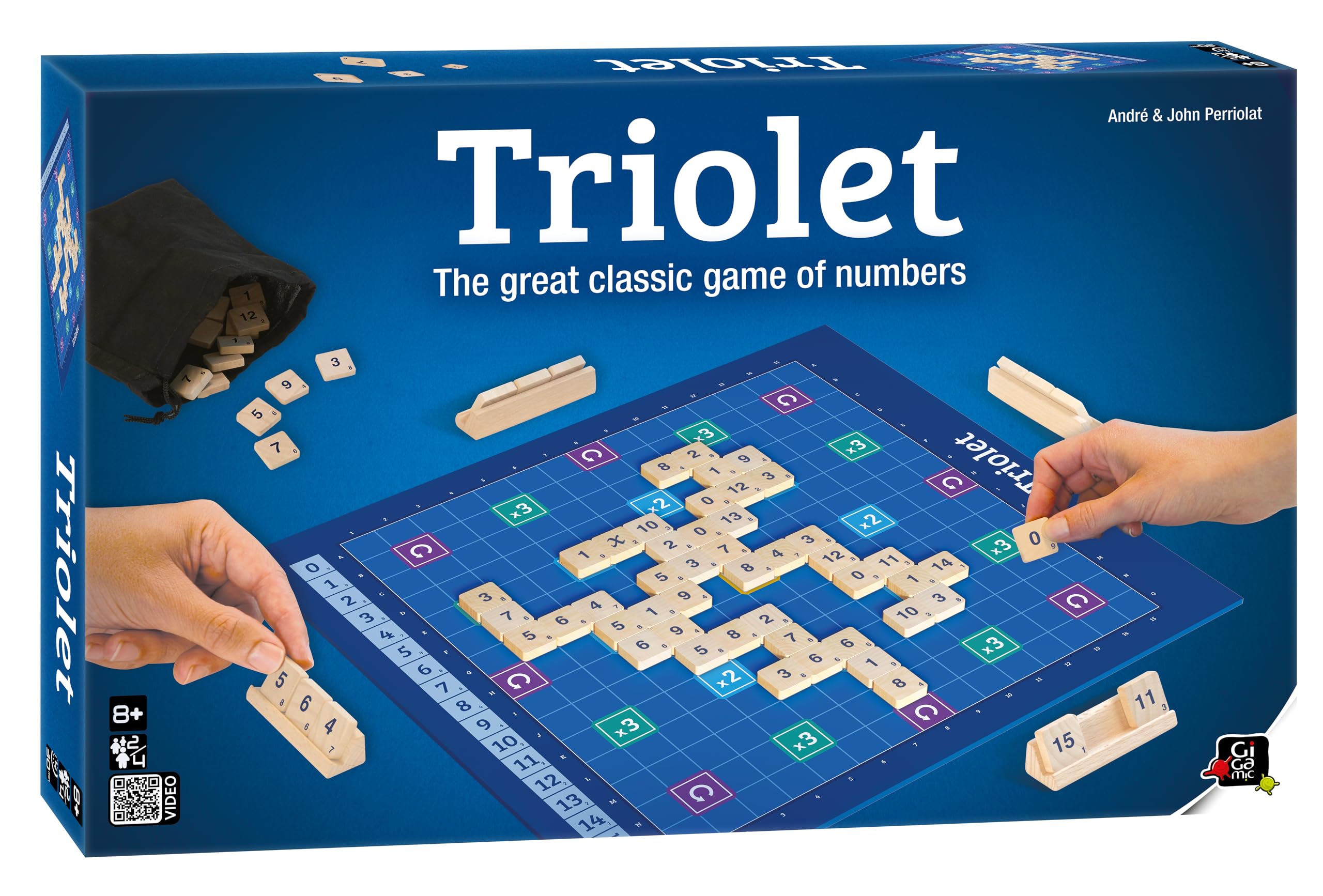 Gigamic - Triolet - Board Game, Gfztr, 2-4 players