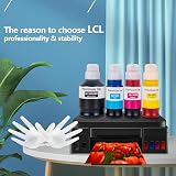 LCL Compatible Ink Bottles for Canon GI-50 Cyan Magenta Yellow Pixma GM2050 view 3