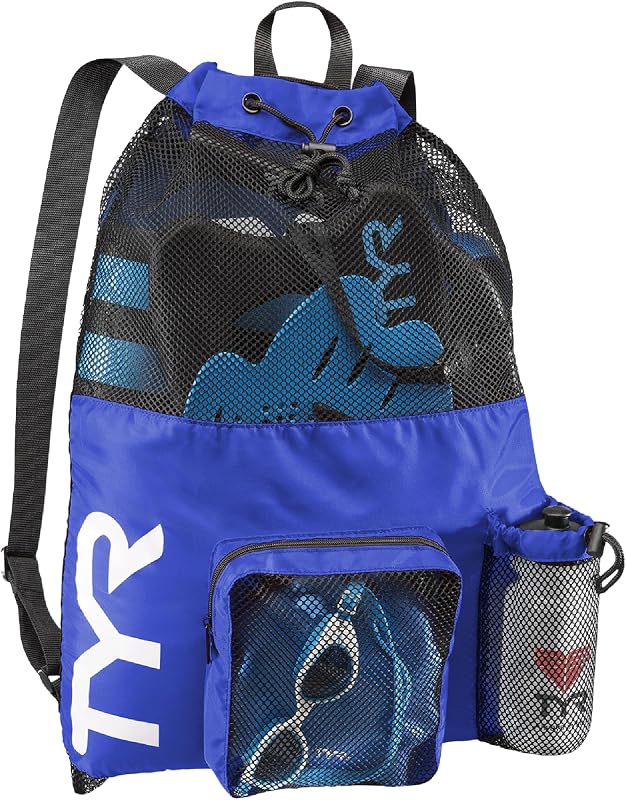 Big Mesh Mummy Sacca a Rete per Piscina, Blu Royal, taglia unica