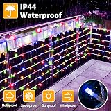 Ollny 50m Outdoor 500 LED Christmas Lights Multicolor with Remote, 8 Modes view 4