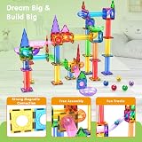 PicassoTiles 150pc Magnetic Marble Run Track Set STEM Educational Toy view 7