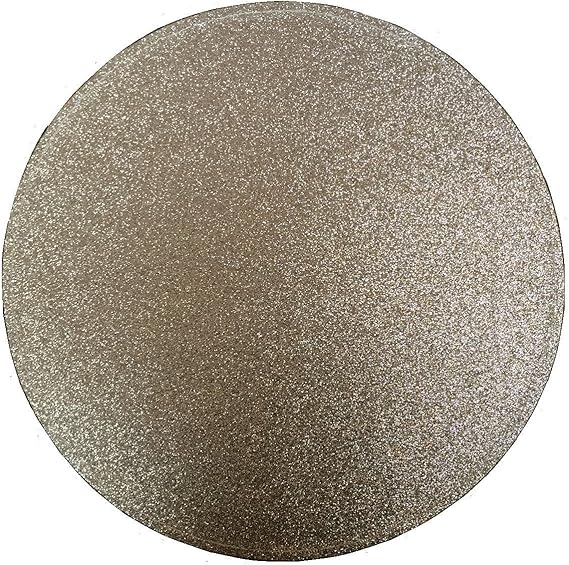 unbraded Sparkly Gold Round Reversible Placemats Table Decor Set of 4