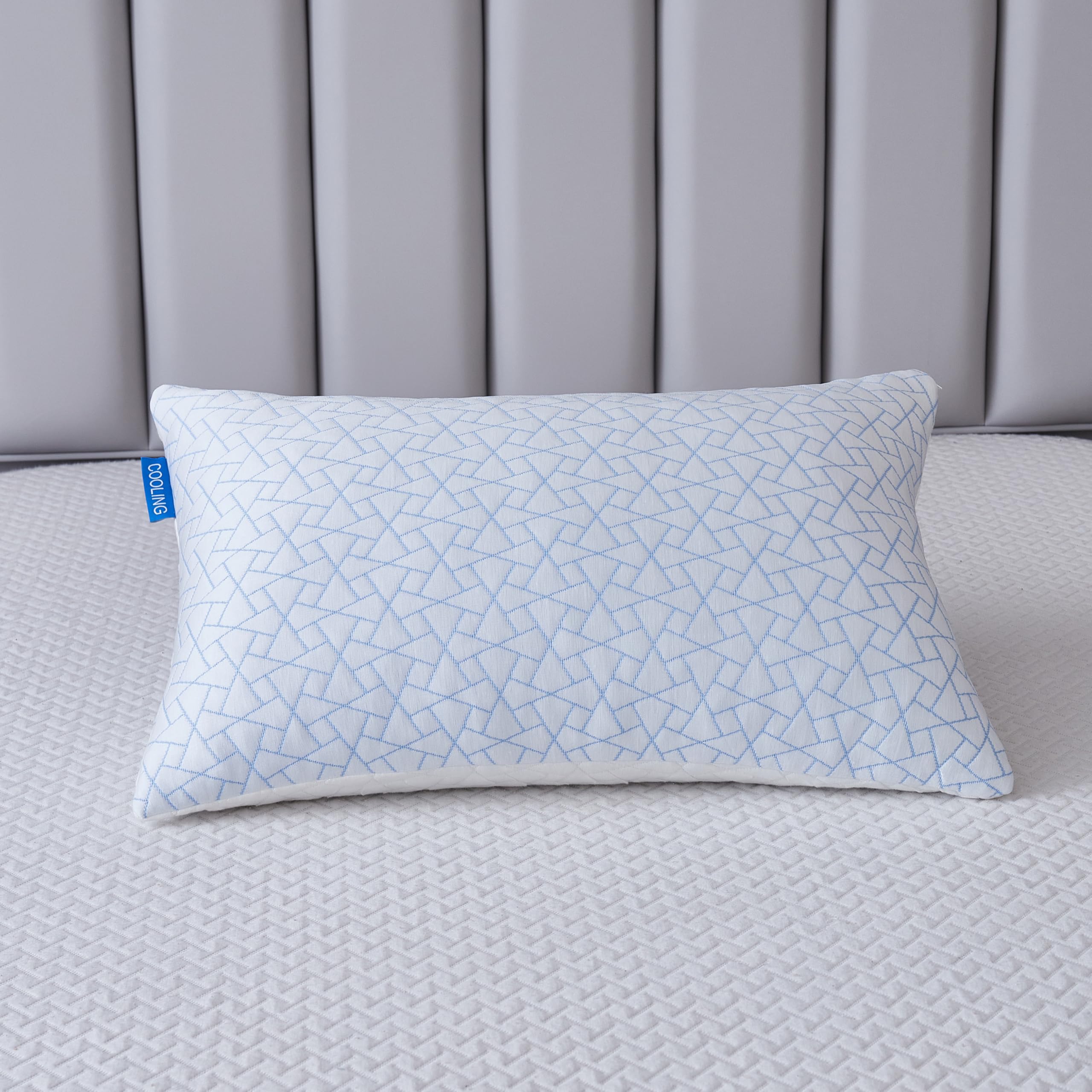 Photo 1 of Flanhorest Pillows King Size Set of 1- King Size Bed Pillows for Sleeping - Adjustable Shredded Memory Foam King Pillows for Back, Stomach and Side Sleeper
