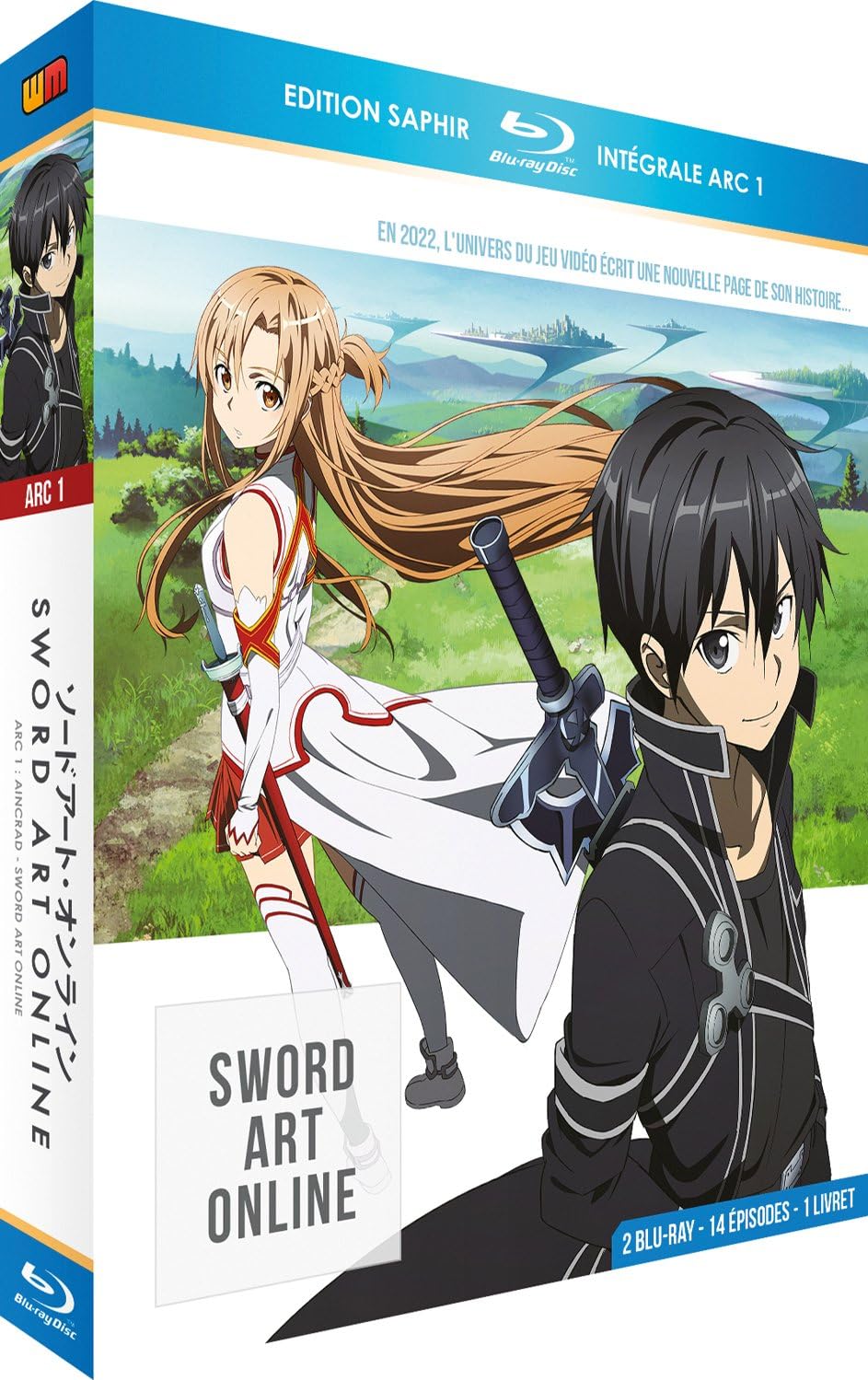 Sword Art OnlineArc 1 (SAO) [2 BluRay] + Livret [Édition Saphir] DVD