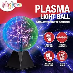 7-Inch Colorful Plasma Ball – Tesla Coil Globe