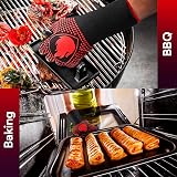 Primajor BBQ Gloves 1472℉ Extreme Heat Resistant Oven Mitts Non-Slip view 4