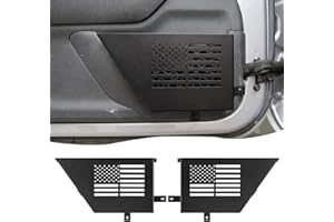 Guina Front Door Storage Boxs,Door Side Insert Organizer Box Compatible with Jeep Wrangler JK 07-18,2Pcs(Black)