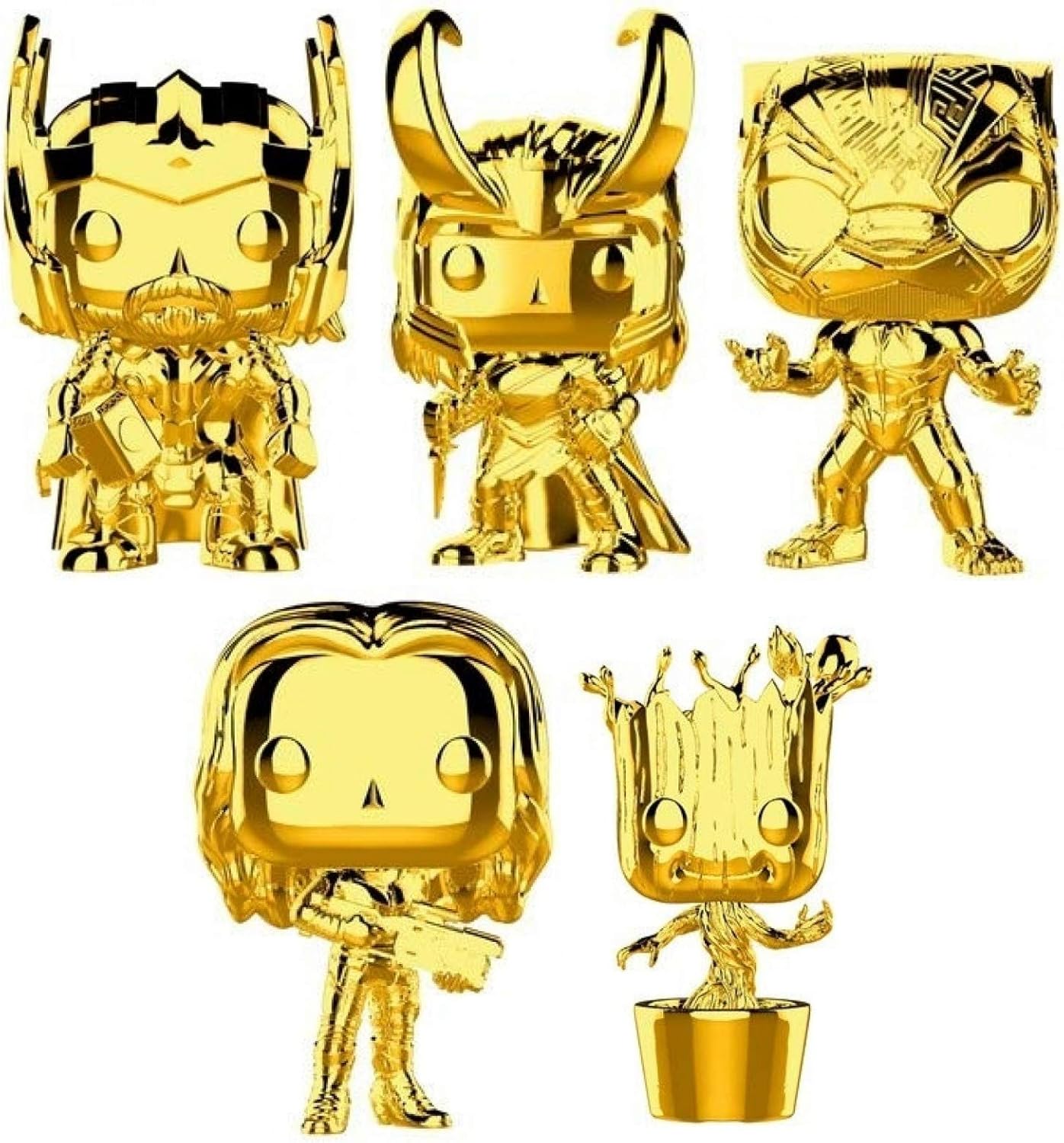 pop marvel gold