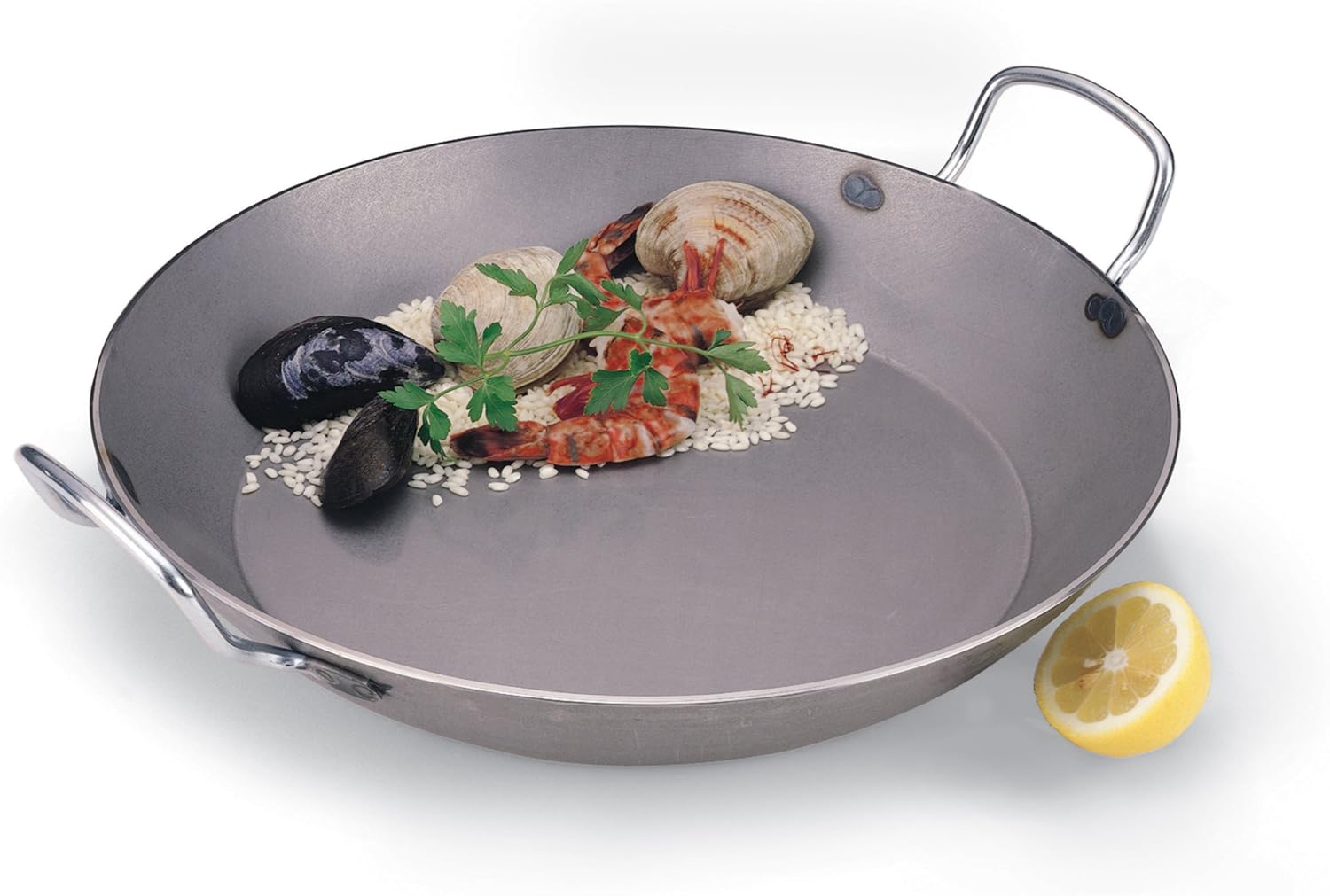 Paderno World Cuisine Carbon Steel Paella Pan, 15 3/4IN Amazon.ca