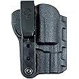 DeSantis Slim-Tuk - IWB Holster for Men and Women, Pistol Holster for Concealed Carry, Suitable for Appendix Wear, Ambidextrous, Made with Kydex, Adjustable Tension, Tuckable 360 C-Clip