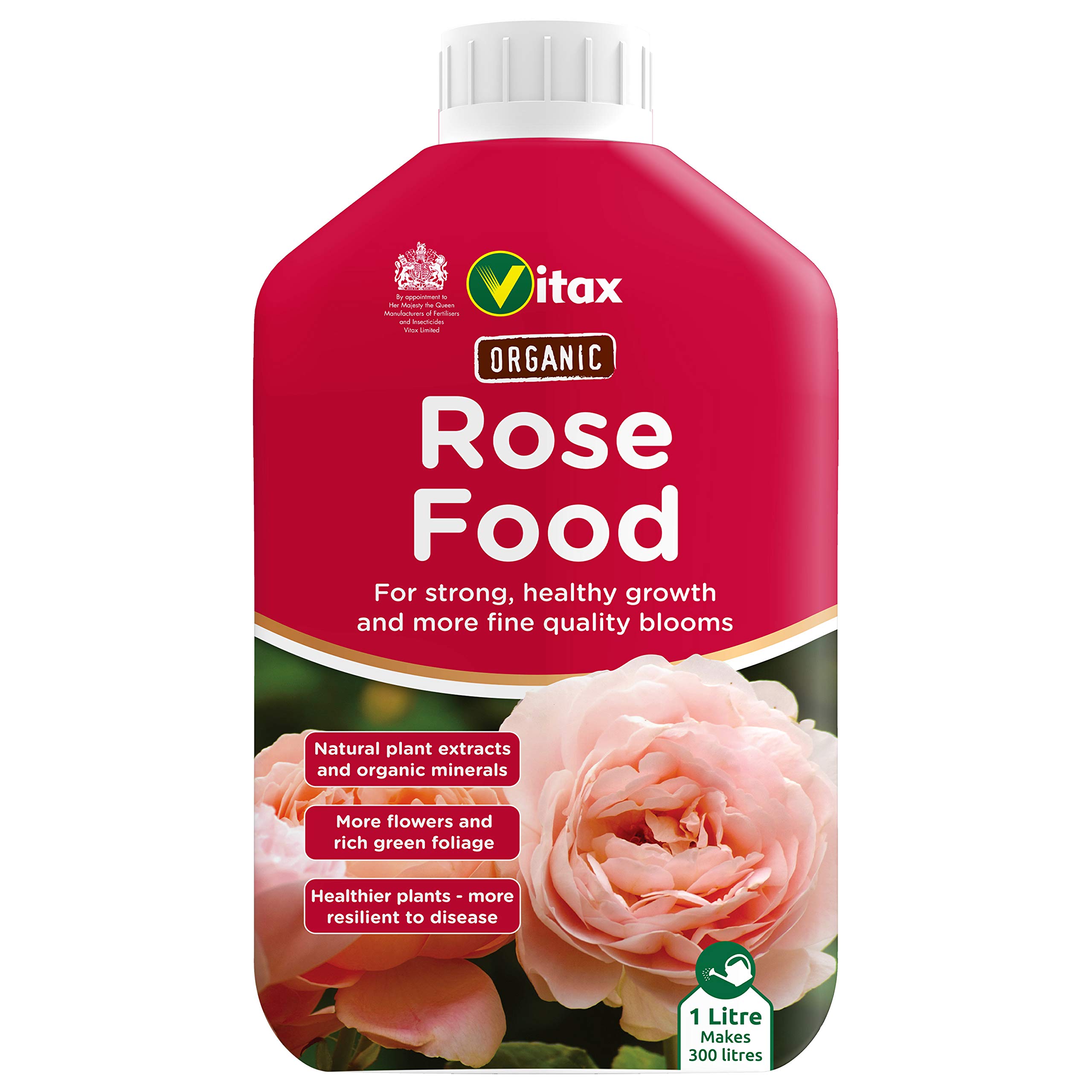 Vitax Organic Rose Food Liquid Fertiliser,