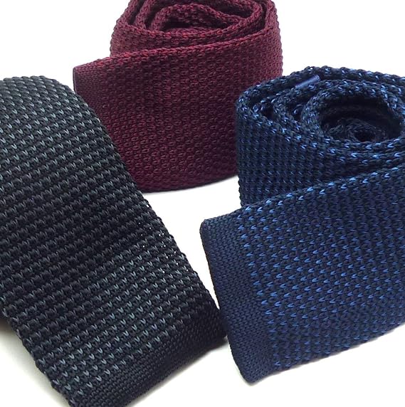 Amazon ニットタイ 剣先5cm 無地 カジュアル ネクタイ 秋 冬 スーツ ファッション メンズ Ntp 001 ネクタイ 通販